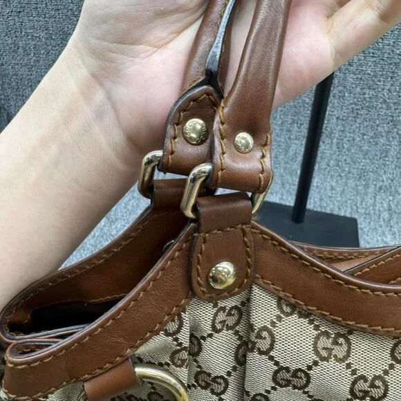 Gucci Sukey Leather Shoulder Bag 499-060625